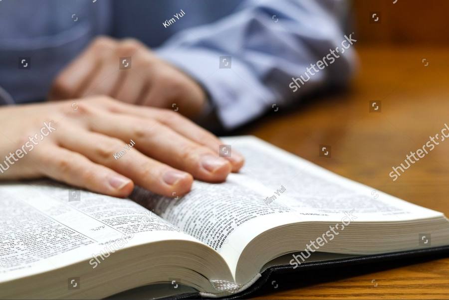 Hands resting in a lap, quiet morning light